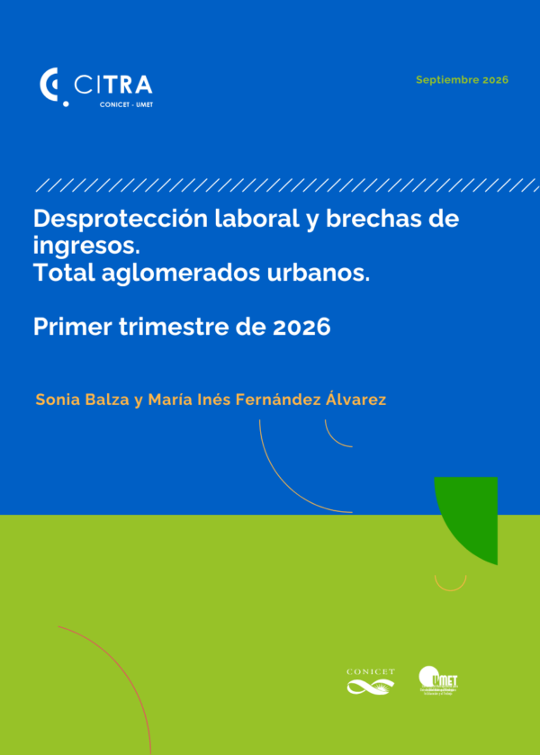 portada desproteccion laboral y brechas de ingreso